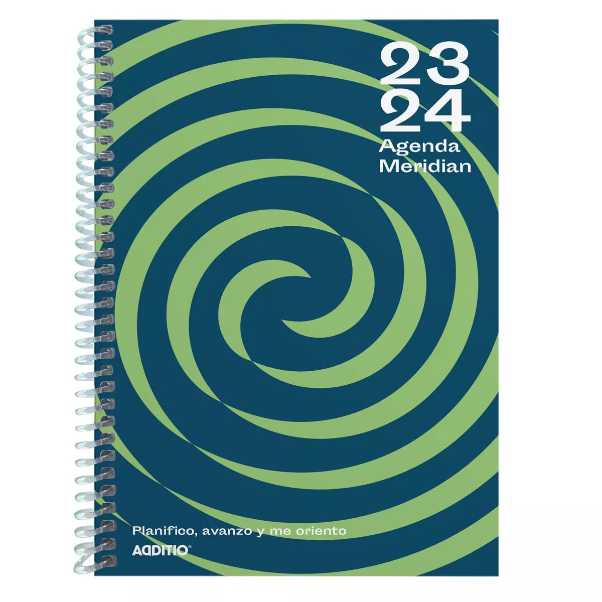 Additio - Agenda Meridian, Curso 2023-2024, Semana Vista, Formato Din A5, , Azul, Castellano En Oferta Additio - Agenda Meridian