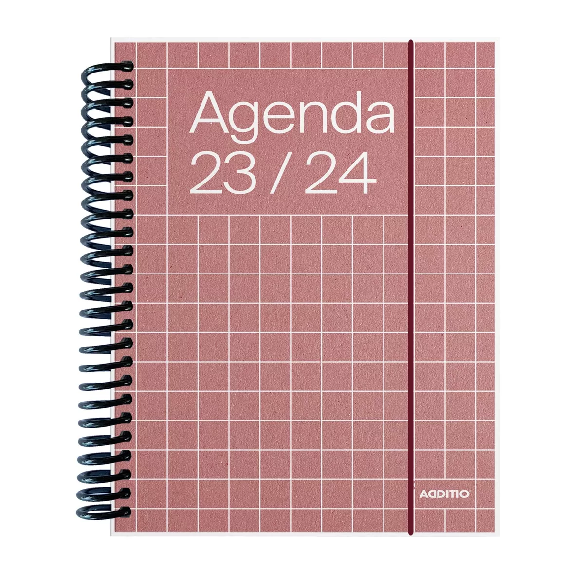 Additio - Agenda Universal Curso 2023-2024 Día Página Tamaño 12.5 X 17 Rojo Catalán barato