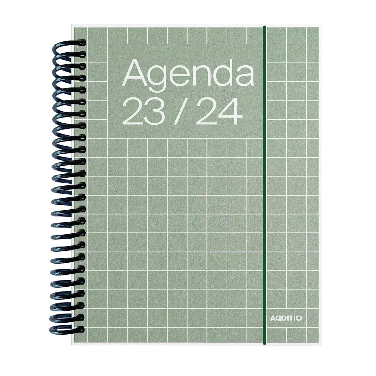 Additio - Agenda Universal, Curso 2023-2024, Día Página , Tamaño 12.5 X 17, , Verde, Castellano En Oferta Additio - Agenda Universal