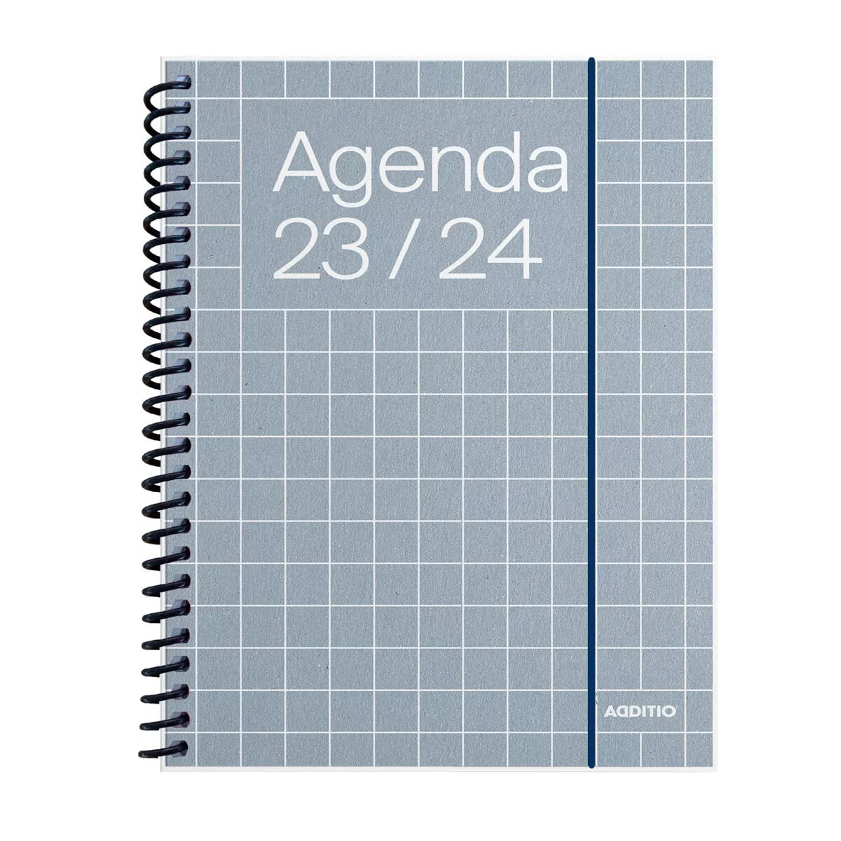 Additio - Agenda Universal, Curso 2023-2024, Semana Vista Mini, Tamaño 12.5 X 17, , Azul, Castellano En Oferta Additio - Agenda Universal