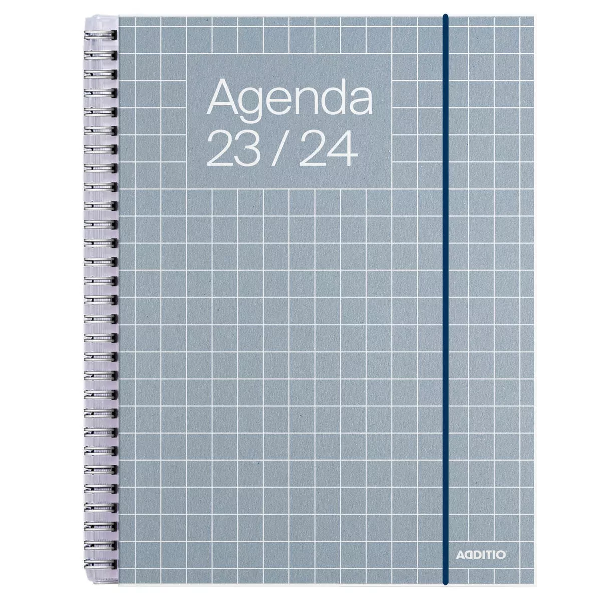 Additio - Agenda Universal, Curso 2023-2024, Semana Vista, Tamaño 16.5 X 21.5, , Azul, Castellano En Oferta Additio - Agenda Universal