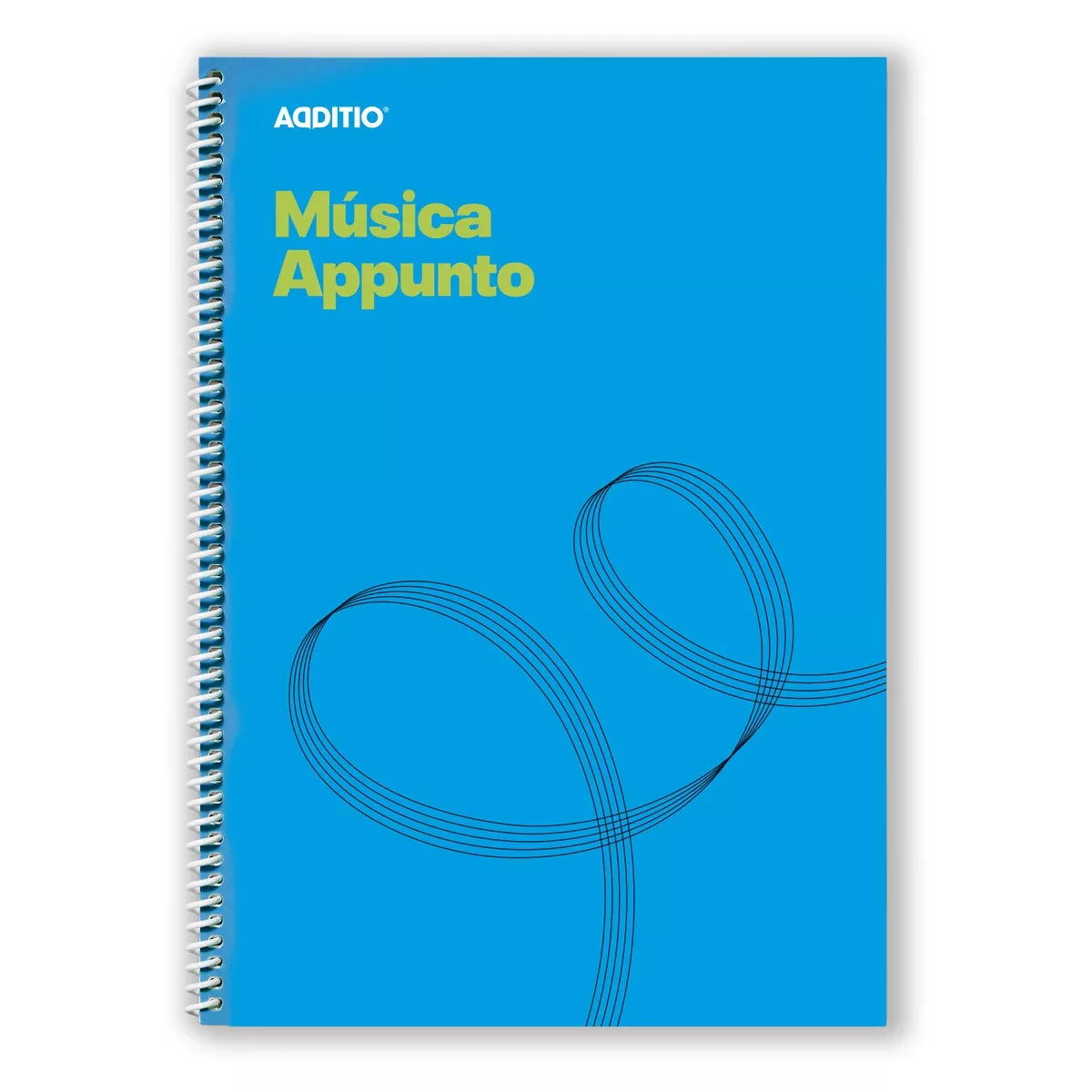 Additio - Cuaderno De Música Appunto 21 X 297 Cm Azul barato