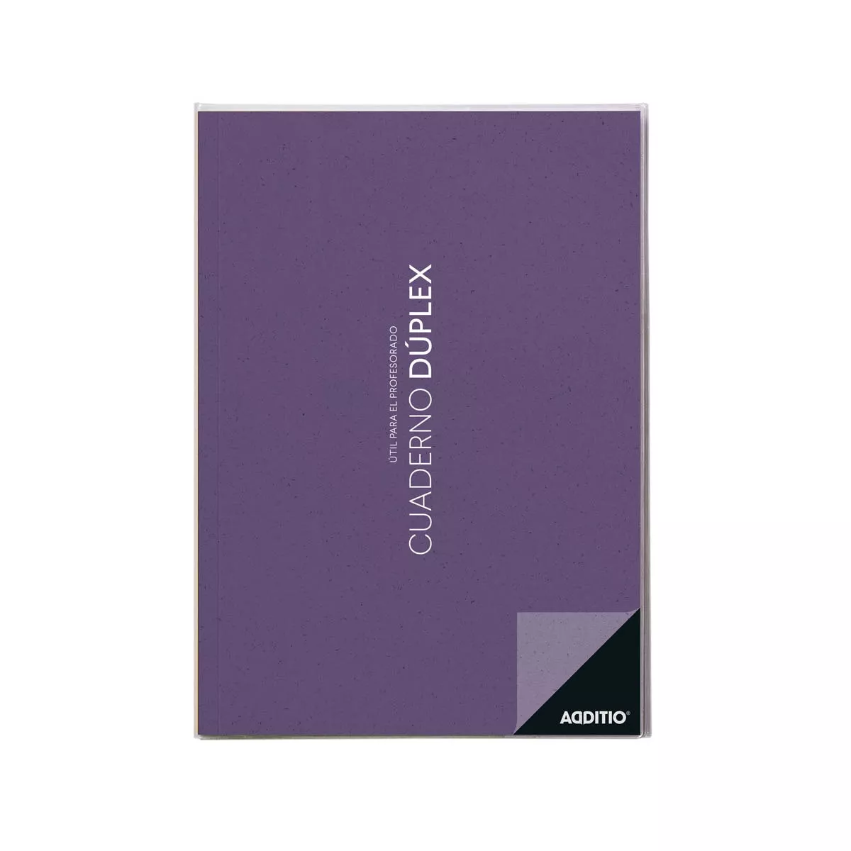 Additio - Cuaderno Dúplex, Tamaño 21,5 X 30 Cm, , Lila, Castellano En Oferta Additio - Cuaderno Dúplex