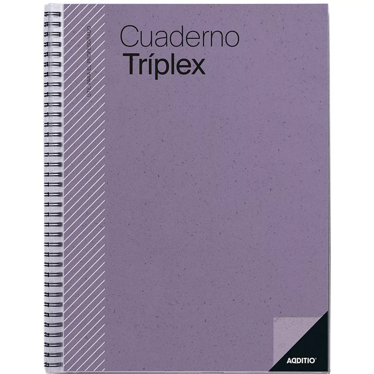 Additio - Cuaderno Tríplex 24 X 31 Cm Lila Castellano En Oferta Additio - Cuaderno Tríplex 24 X 31 Cm Lila Castellano Barato