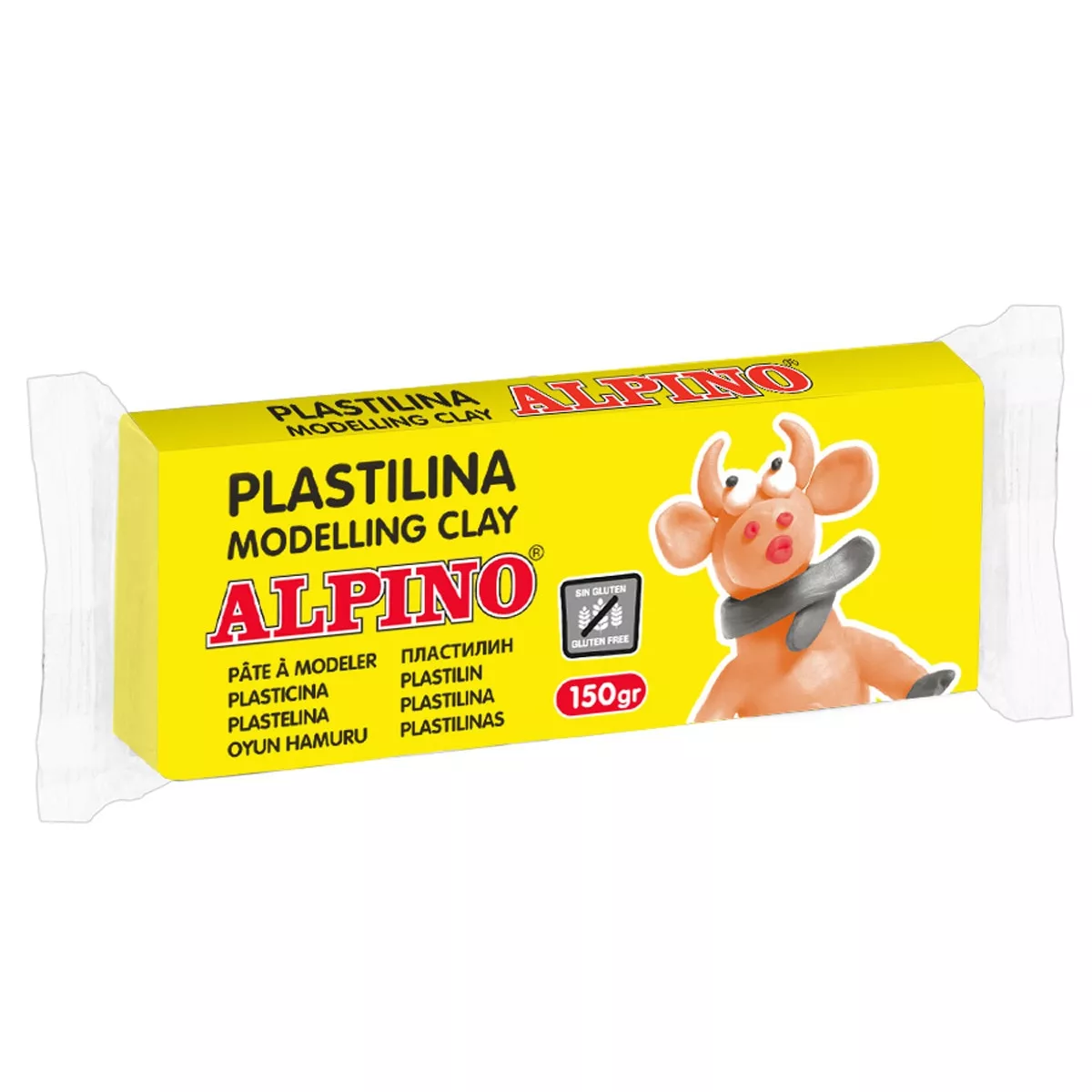 Alpino - 1 Unidad Plastilina 150 Grs Amarillo barato