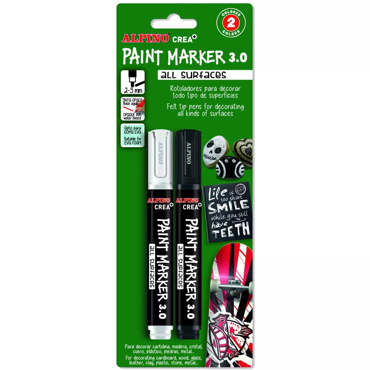 Alpino - 2 Rotuladores Paint Marker barato