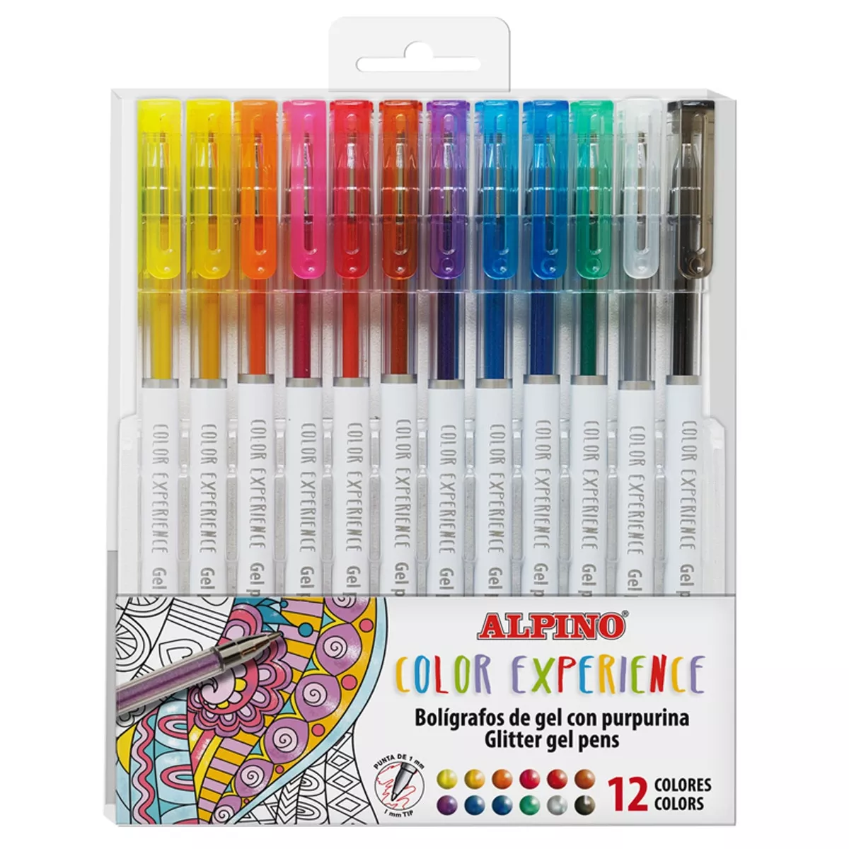 Alpino - Blíster De 12 Glitter Gel Pens En Oferta Alpino - Blíster De 12 Glitter Gel Pens Barato