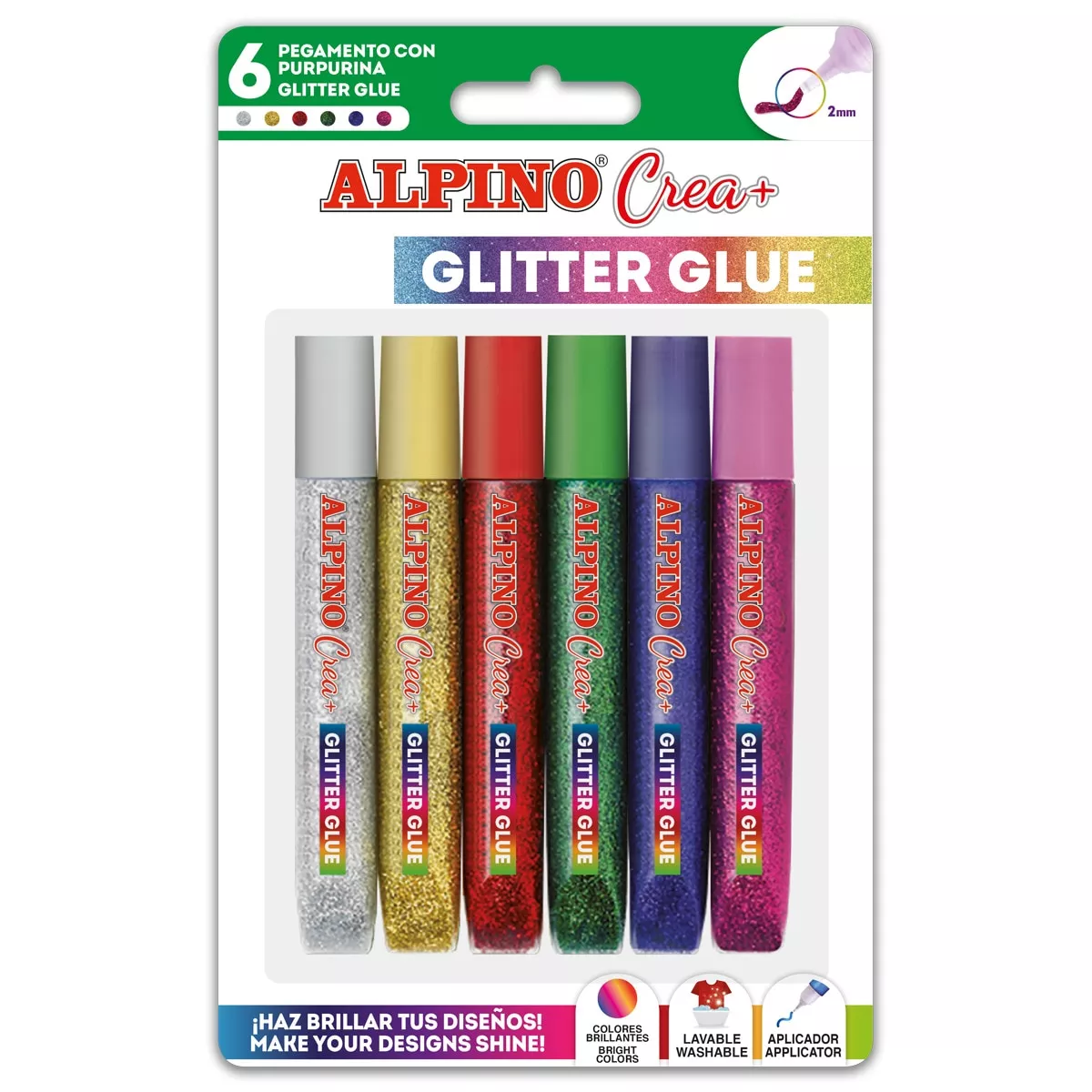 Alpino - Blister Pintura Glitter Classic barato