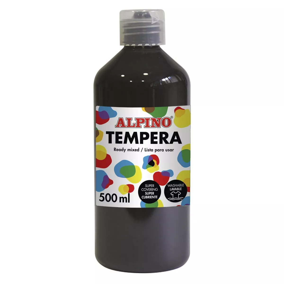 Alpino - Botella De Témpera 500 Ml Negro En Oferta Alpino - Botella De Témpera 500 Ml Negro Barato