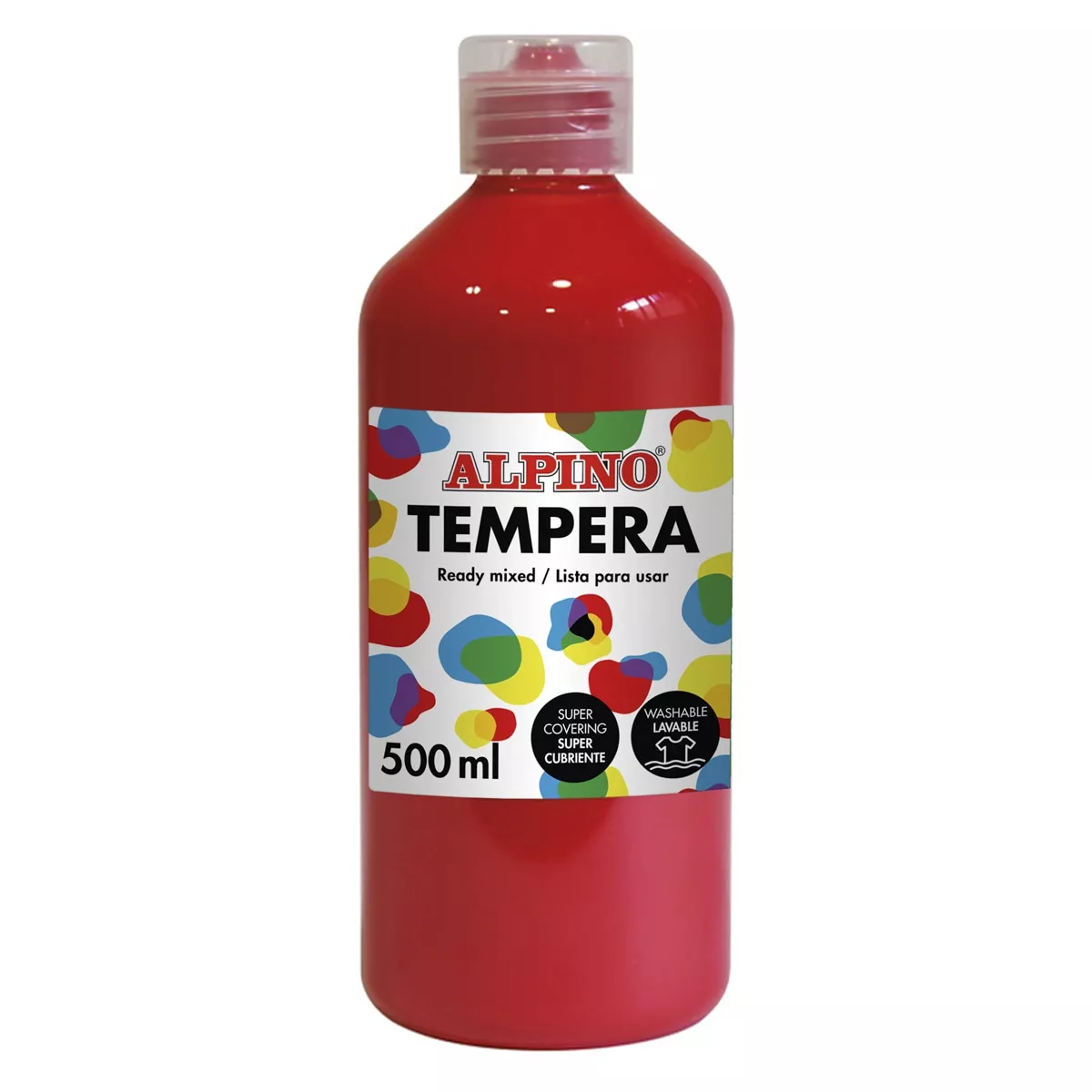 Alpino - Botella De Témpera 500 Ml Rojo En Oferta Alpino - Botella De Témpera 500 Ml Rojo Barato