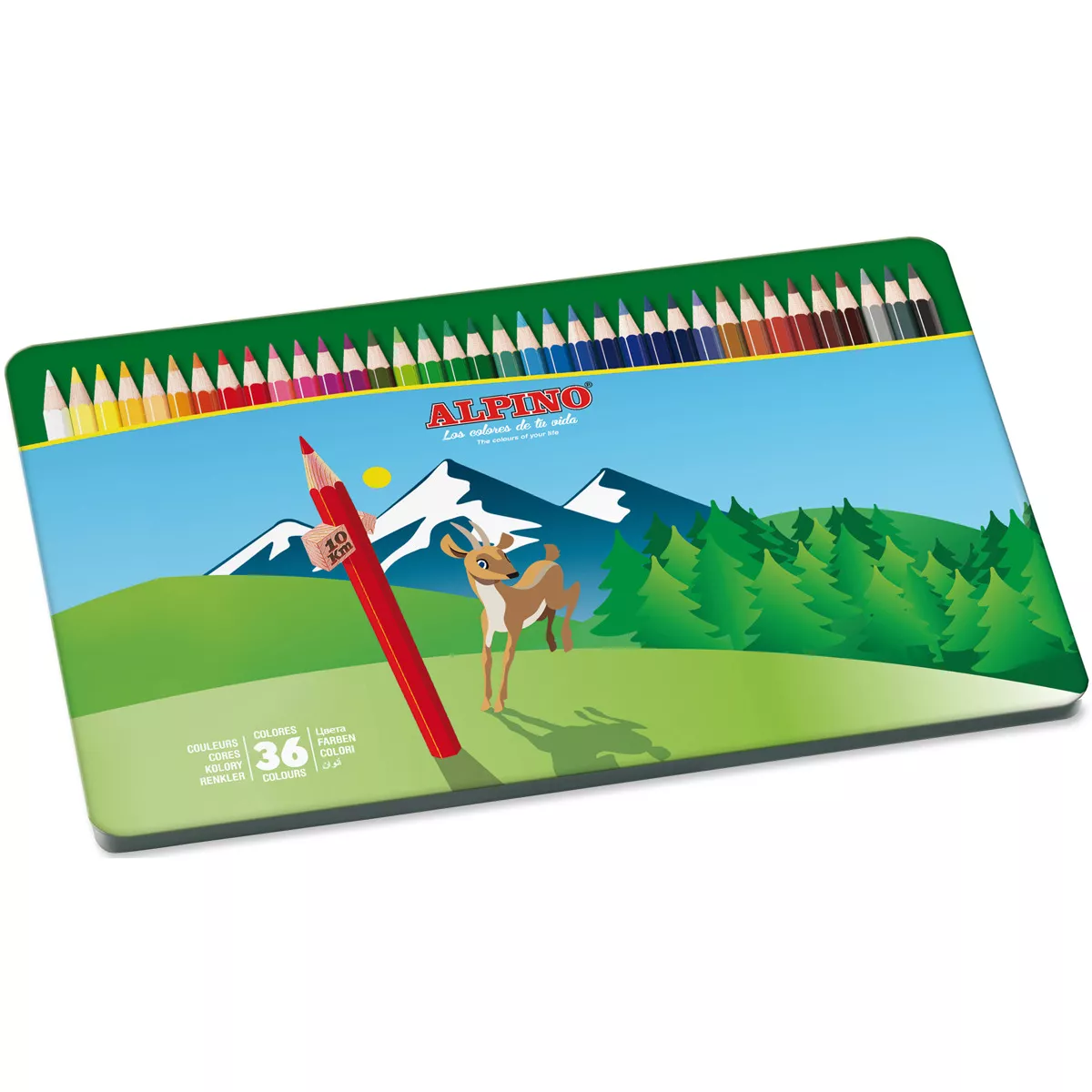 Alpino - Estuche De Metal De 36 Lápices En Oferta Alpino - Estuche De Metal De 36 Lápices Barato