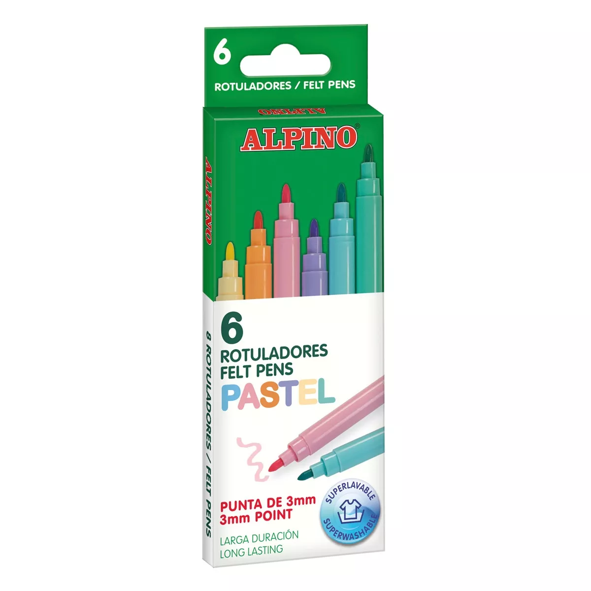 Alpino - Pack 6 Rotuladores Pastel En Oferta Alpino - Pack 6 Rotuladores Pastel Barato