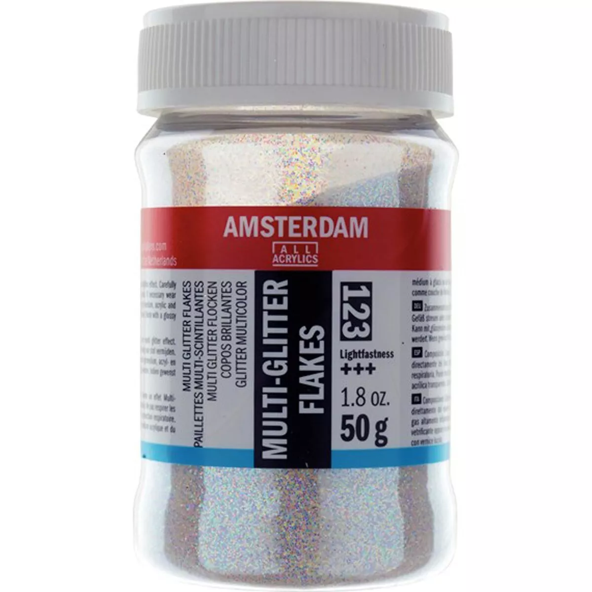 Amsterdam - Bote De Copos Brillantes De 50 Grms Ámsterdam Multicolor barato