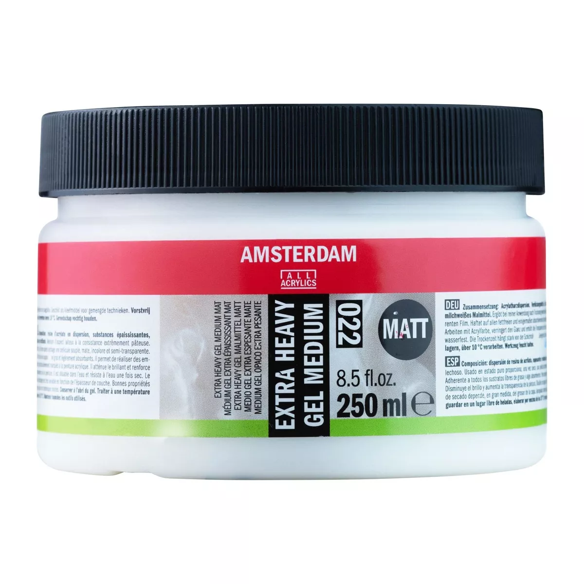 Amsterdam - Bote De Medio Gel Extraespesante Mate 250 Ml Ámsterdam Multicolor En Oferta Amsterdam - Bote De Medio Gel Extraespesante Mate 250 Ml Ámsterdam Multicolor Barato