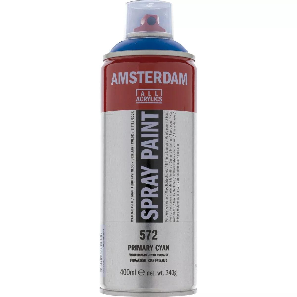 Amsterdam - Bote De Pintura Acrílica En Spray De 400 Ml Ámsterdam Color Ciano Primario En Oferta Amsterdam - Bote De Pintura Acrílica En Spray De 400 Ml Ámsterdam Color Ciano Primario Barato
