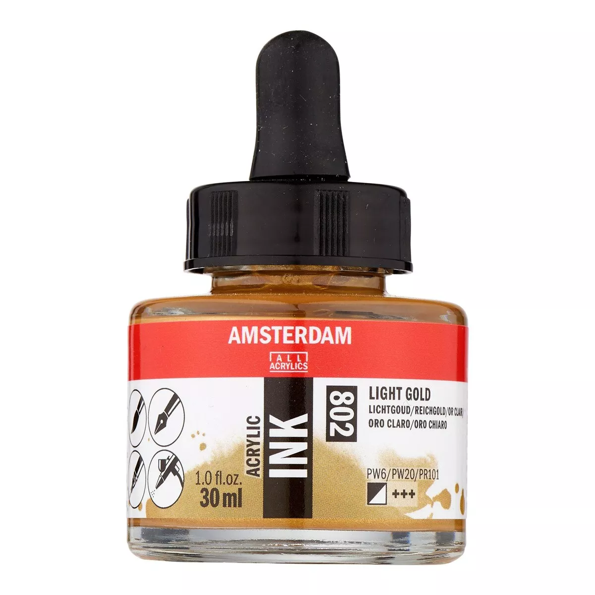 Amsterdam - Bote De Tinta Acrílica De 30 Ml Ámsterdam Oro Claro En Oferta Amsterdam - Bote De Tinta Acrílica De 30 Ml Ámsterdam Oro Claro Barato