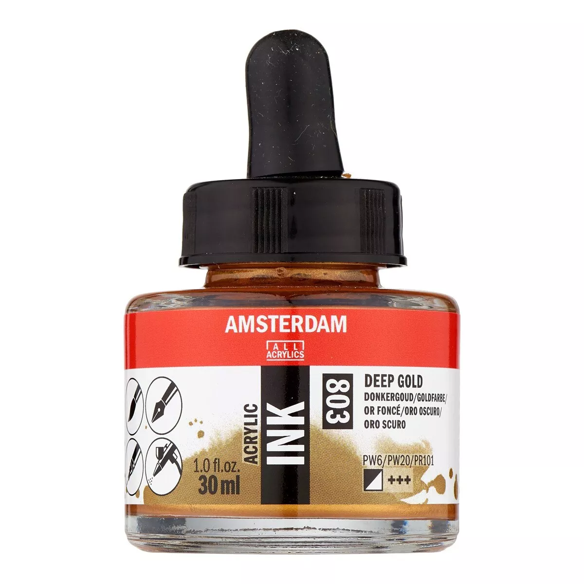 Amsterdam - Bote De Tinta Acrílica De 30 Ml Ámsterdam Oro Oscuro En Oferta Amsterdam - Bote De Tinta Acrílica De 30 Ml Ámsterdam Oro Oscuro Barato