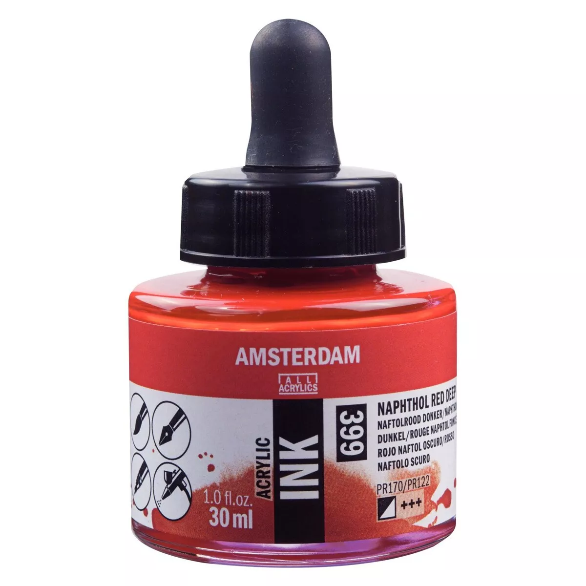 Amsterdam - Bote De Tinta Acrílica De 30 Ml Ámsterdam Rojo Naftol Oscuro En Oferta Amsterdam - Bote De Tinta Acrílica De 30 Ml Ámsterdam Rojo Naftol Oscuro Barato