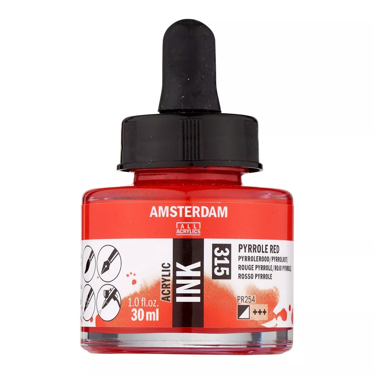 Amsterdam - Bote De Tinta Acrílica De 30 Ml Ámsterdam Rojo Pyrrole barato
