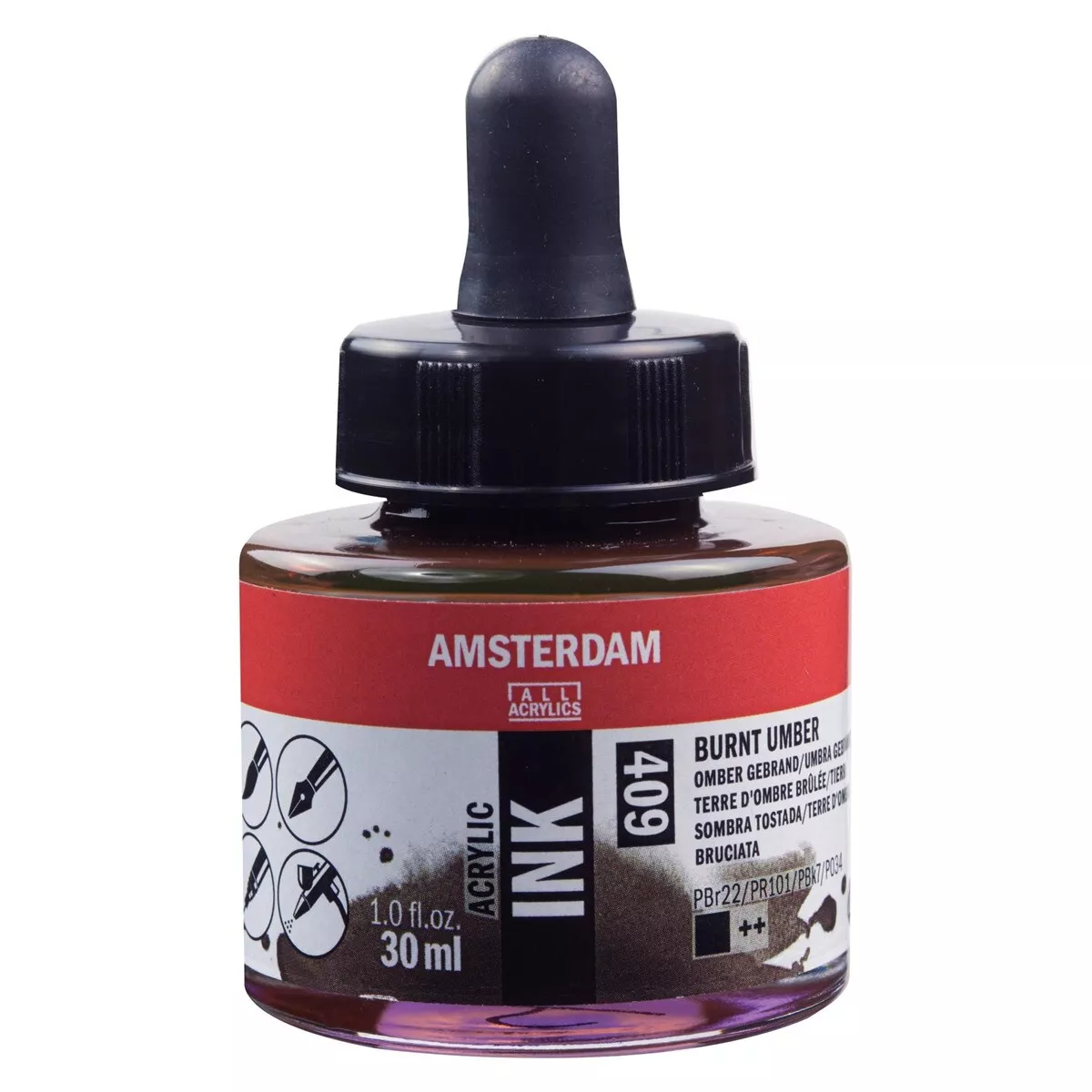 Amsterdam - Bote De Tinta Acrílica De 30 Ml Ámsterdam Tierra Sombra Tostada En Oferta Amsterdam - Bote De Tinta Acrílica De 30 Ml Ámsterdam Tierra Sombra Tostada Barato