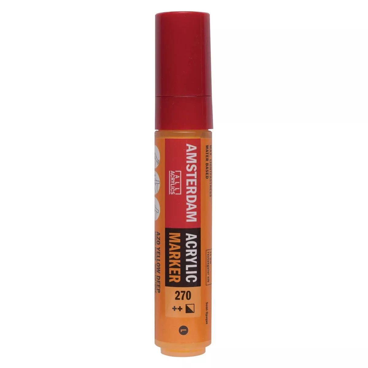 Amsterdam - Marker De Pintura Acrílica Punta 15 Mm Ámsterdam Amarillo Azo Oscuro En Oferta Amsterdam - Marker De Pintura Acrílica Punta 15 Mm Ámsterdam Amarillo Azo Oscuro Barato