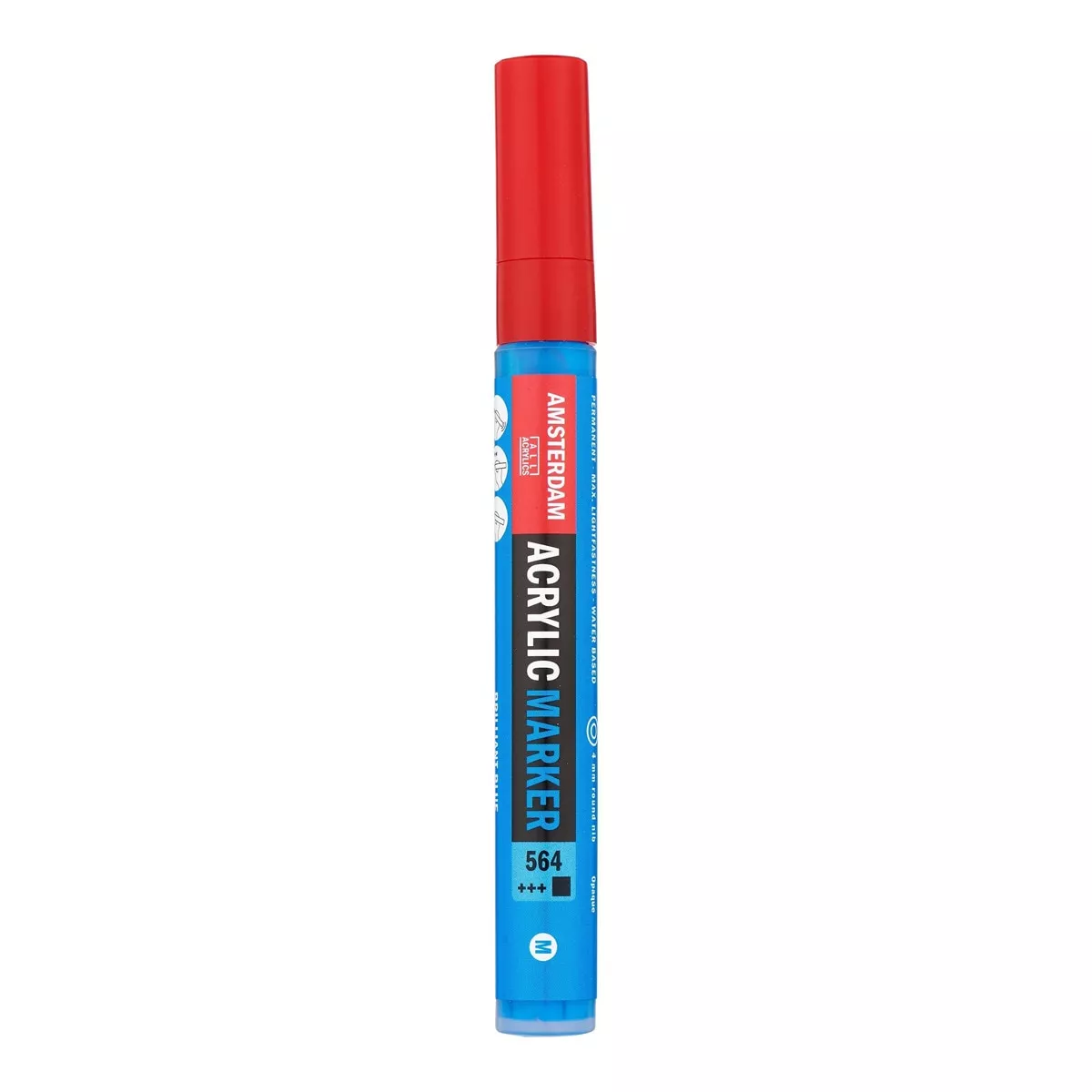 Amsterdam - Marker De Pintura Acrílica Punta 4 Mm Ámsterdam Azul Brillante barato