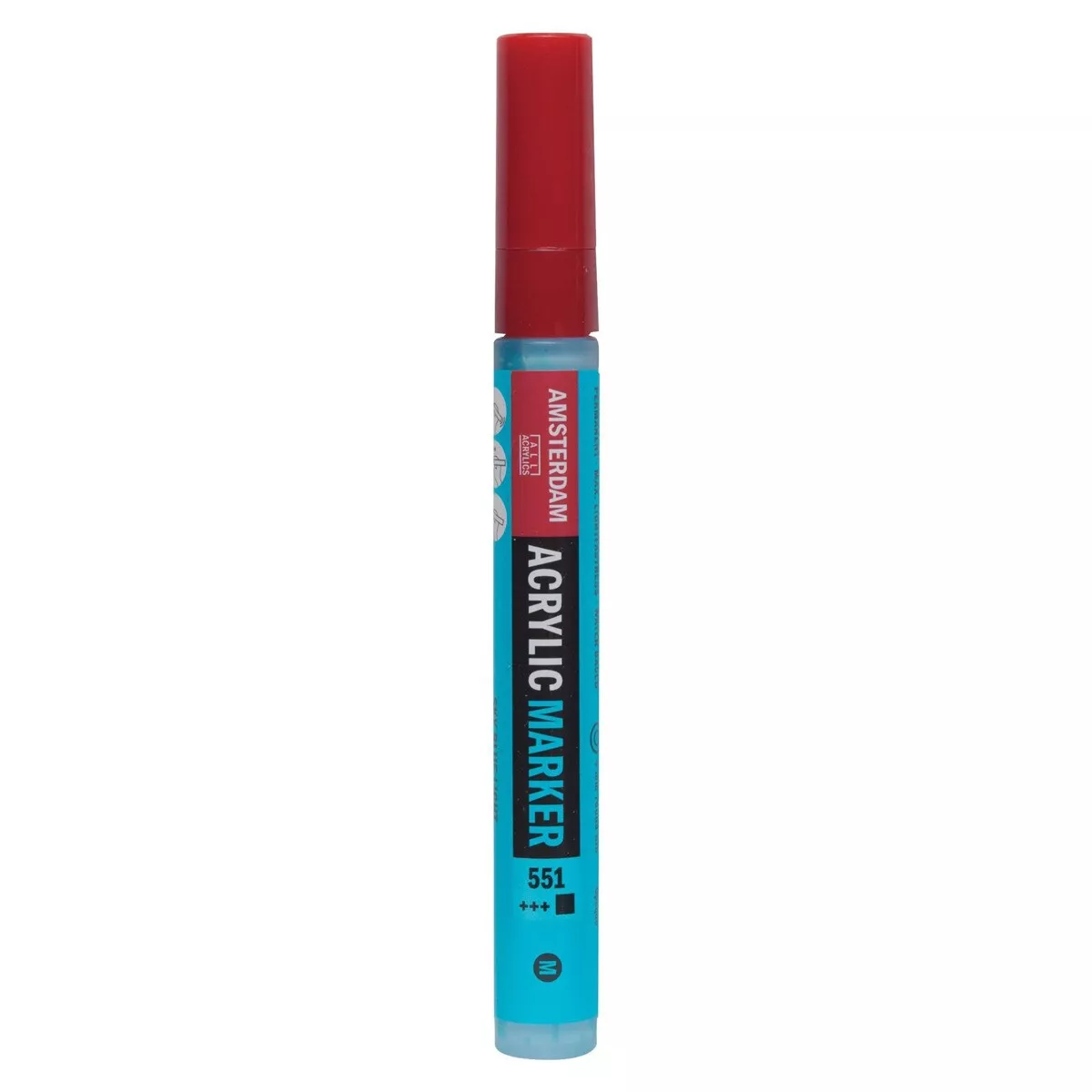 Amsterdam - Marker De Pintura Acrílica Punta 4 Mm Ámsterdam Azul Celeste barato