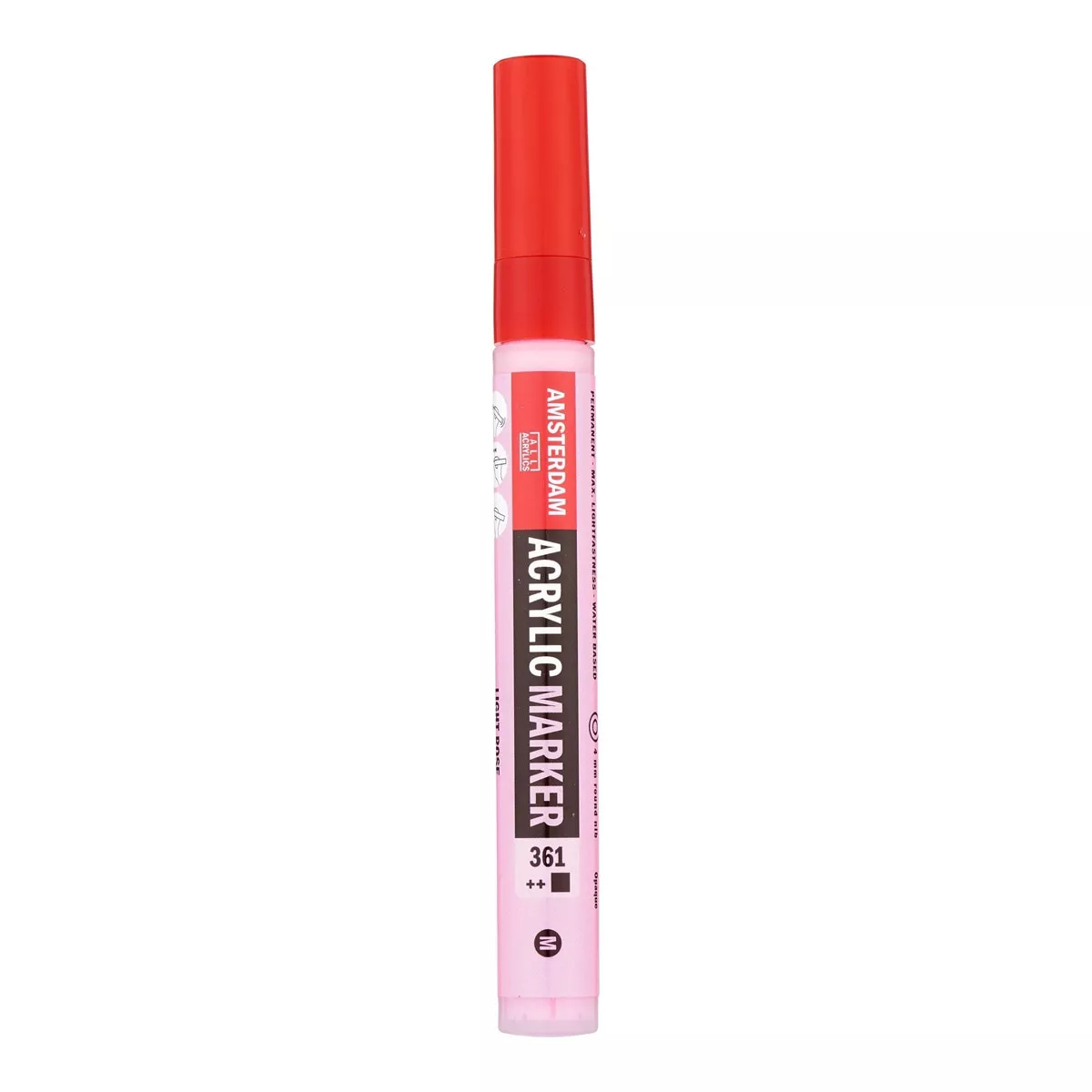 Amsterdam - Marker De Pintura Acrílica Punta 4 Mm Ámsterdam Rosa Claro En Oferta Amsterdam - Marker De Pintura Acrílica Punta 4 Mm Ámsterdam Rosa Claro Barato