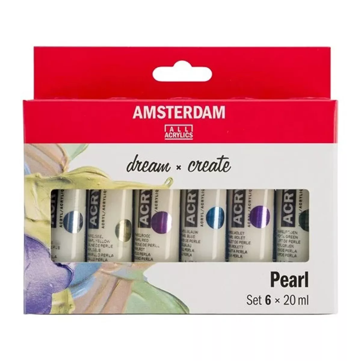 Amsterdam - Set De 6 Botes De 20 Ml De Pintura Acrilica Ámsterdam Colores Nacarados barato