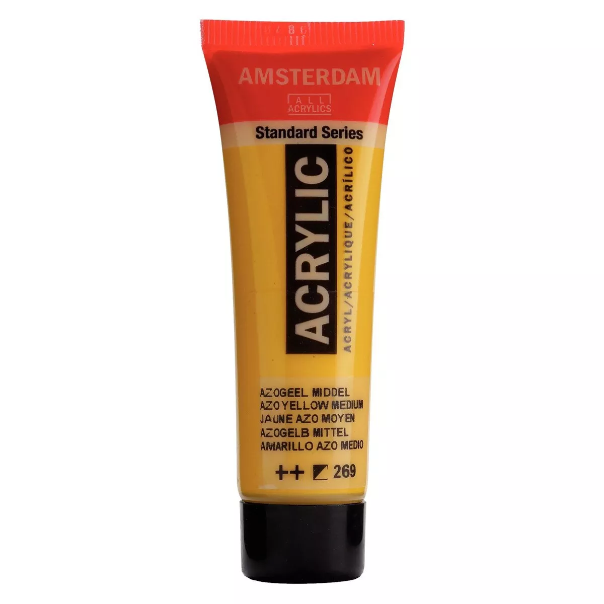 Amsterdam - Tubo De Pintura Acrílica De 20 Ml Ámsterdam Amarillo Azo Medio barato