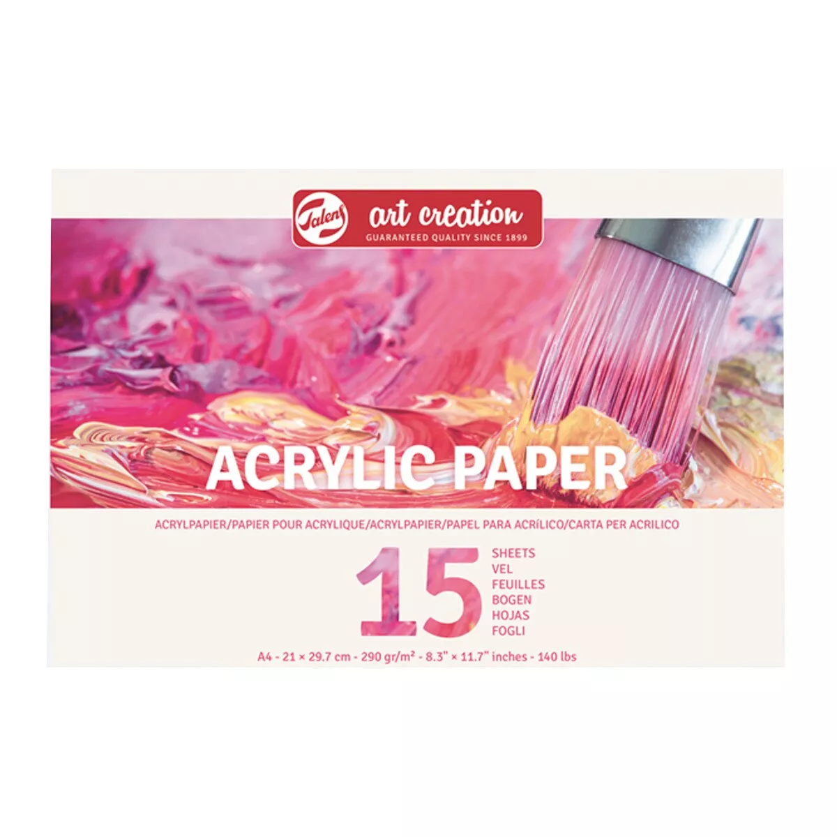 Art Creation - Bloc De 15 Hojas Para Técnica De Acrílico Rosa En Oferta Art Creation - Bloc De 15 Hojas Para Técnica De Acrílico Rosa Barato