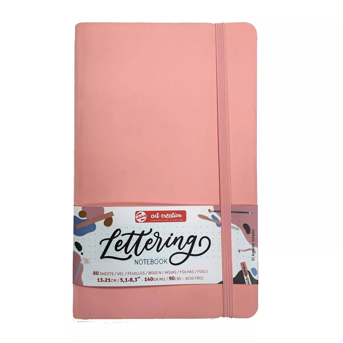 Art Creation - Bloc De Tapa Blanda Rosa Para Lettering De 21X13 Cms Vertical Con 80 Hojas De Puntos Y 140 Grms Multicolor En Oferta Art Creation - Bloc De Tapa Blanda Rosa Para Lettering De 21X13 Cms Vertical Con 80 Hojas De Puntos Y 140 Grms Multicolor Barato