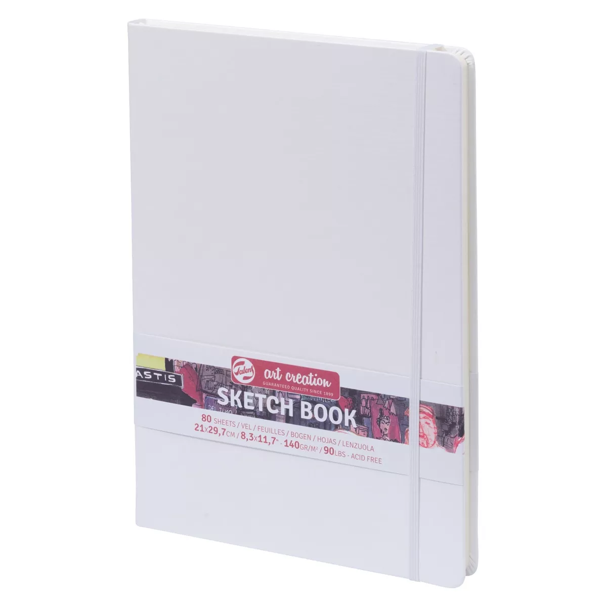 Art Creation - Bloc De Tapa Dura Blanca Para Sketch De Medidas 21x30 Cms Vertical Y 140 Grms Multicolor barato