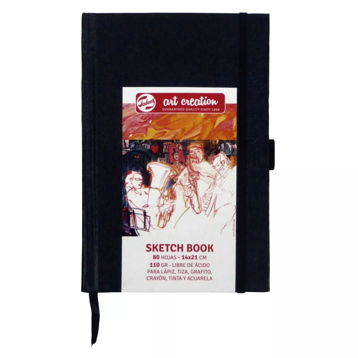 Art Creation - Bloc De Tapa Dura Negra Para Sketch De Medidas 14X21 Cms Y 110 Grms Multicolor En Oferta Art Creation - Bloc De Tapa Dura Negra Para Sketch De Medidas 14X21 Cms Y 110 Grms Multicolor Barato