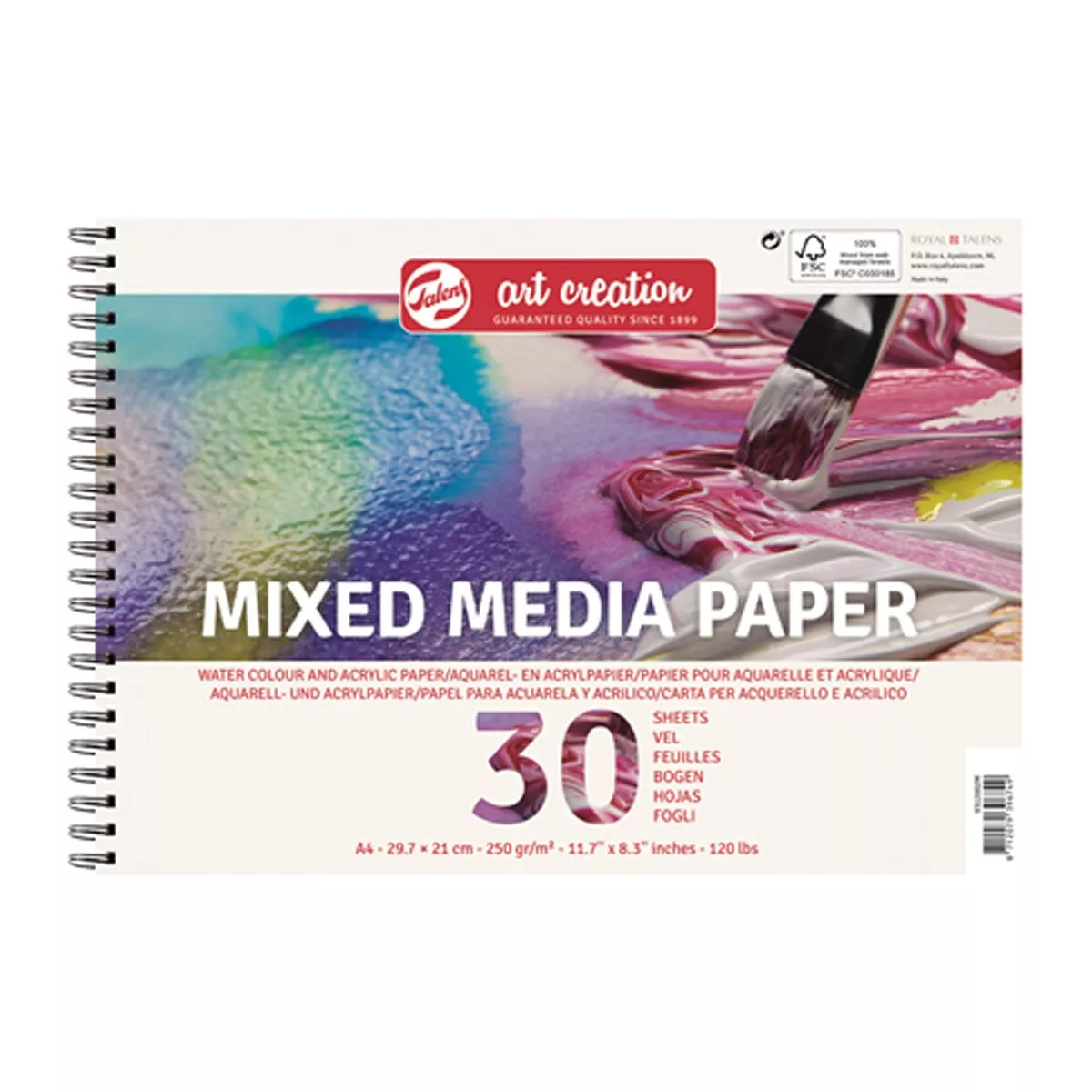 Art Creation - Bloc De Técnica Mixta Con Espiral Talens En Oferta Art Creation - Bloc De Técnica Mixta Con Espiral Talens Barato
