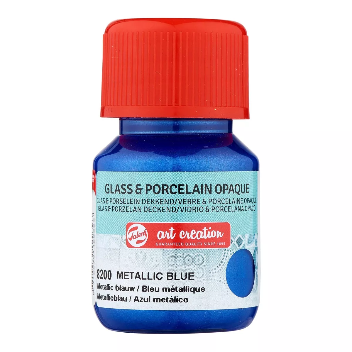 Art Creation - Bote De Pintura Opaca Para Vidrio Y Porcelana De 30 Ml Azul Metálico En Oferta Art Creation - Bote De Pintura Opaca Para Vidrio Y Porcelana De 30 Ml Azul Metálico Barato