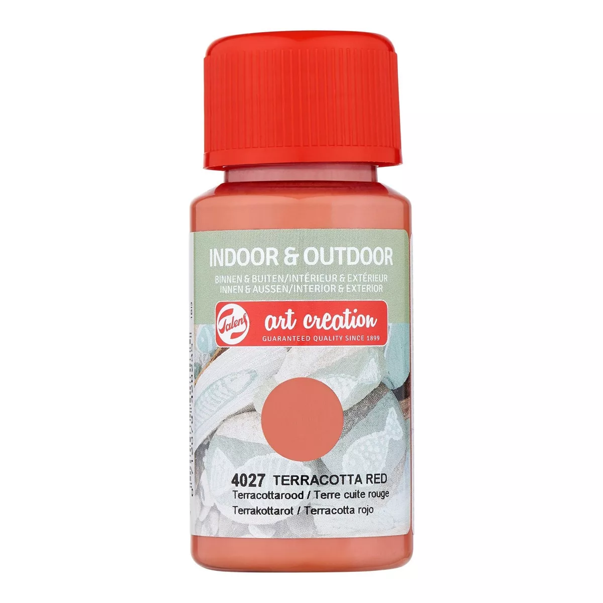 Art Creation - Bote De Pintura Para Interior Y Exterior De 50 Ml Terracotta Rojo barato