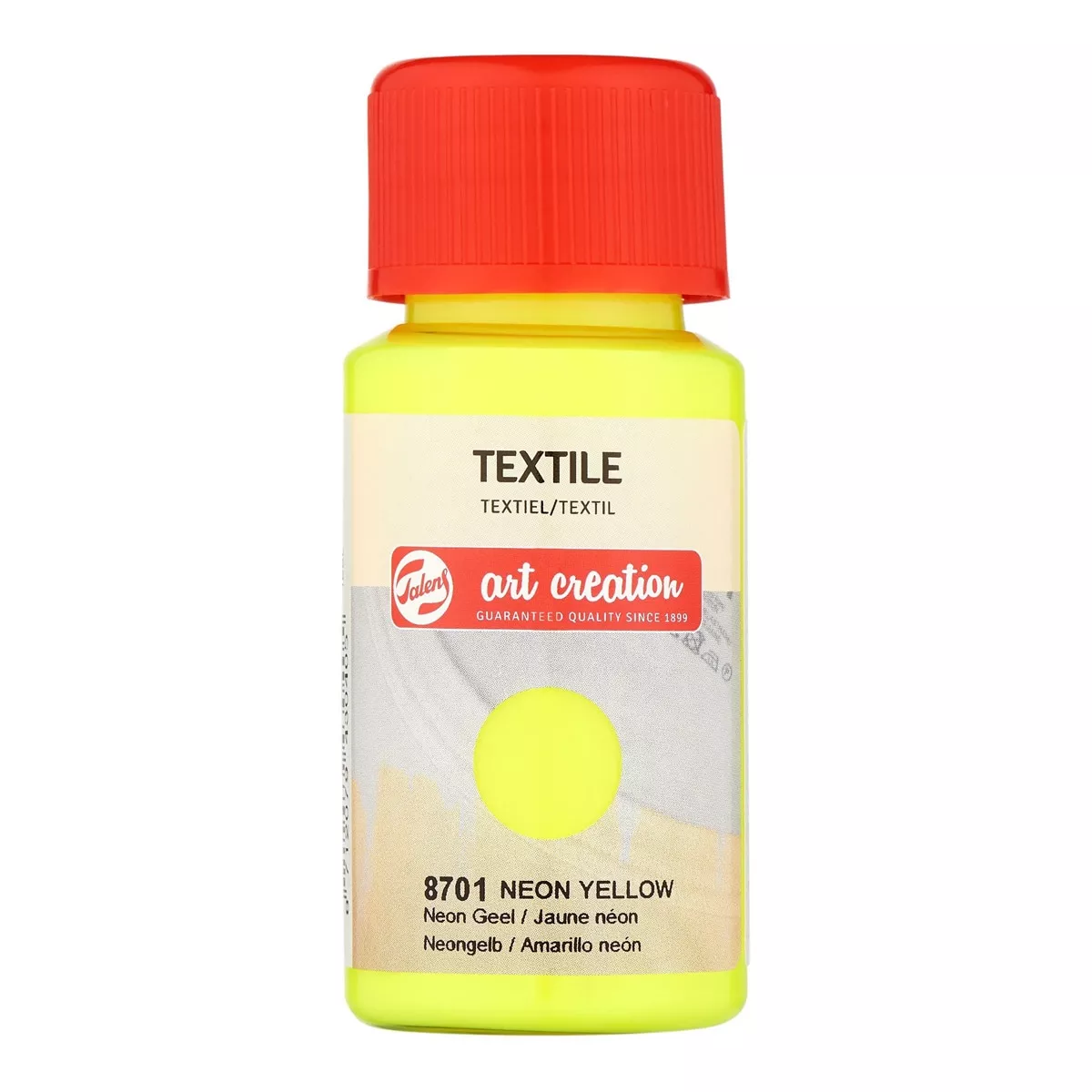 Art Creation - Bote De Pintura Textil De 50 Ml Amarillo Neón barato