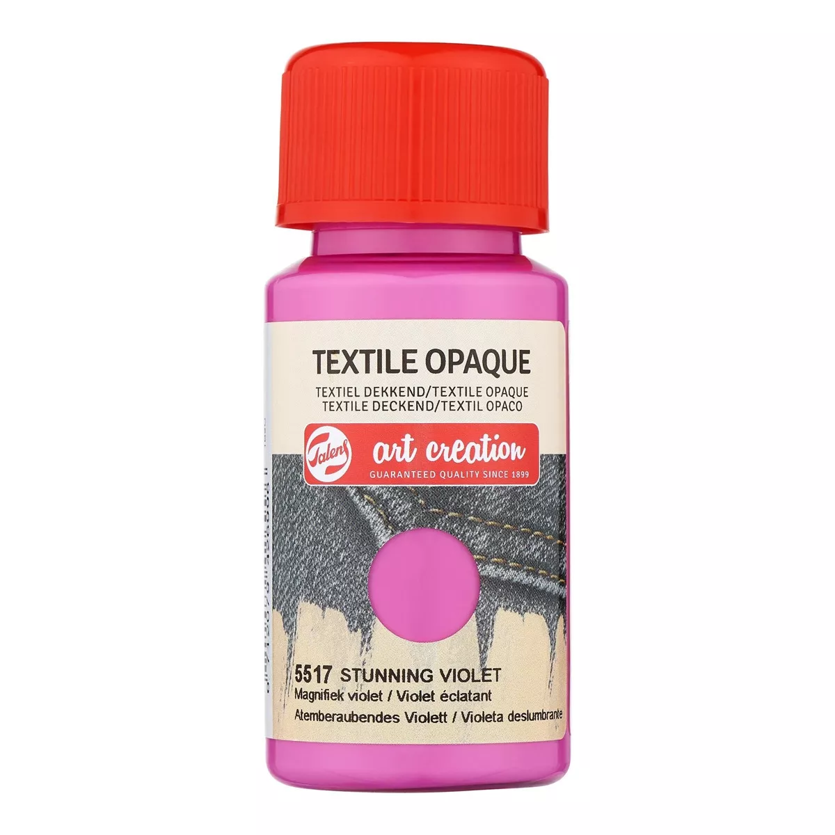 Art Creation - Bote De Pintura Textil Opaca De 50 Ml Violeta Deslumbrante barato
