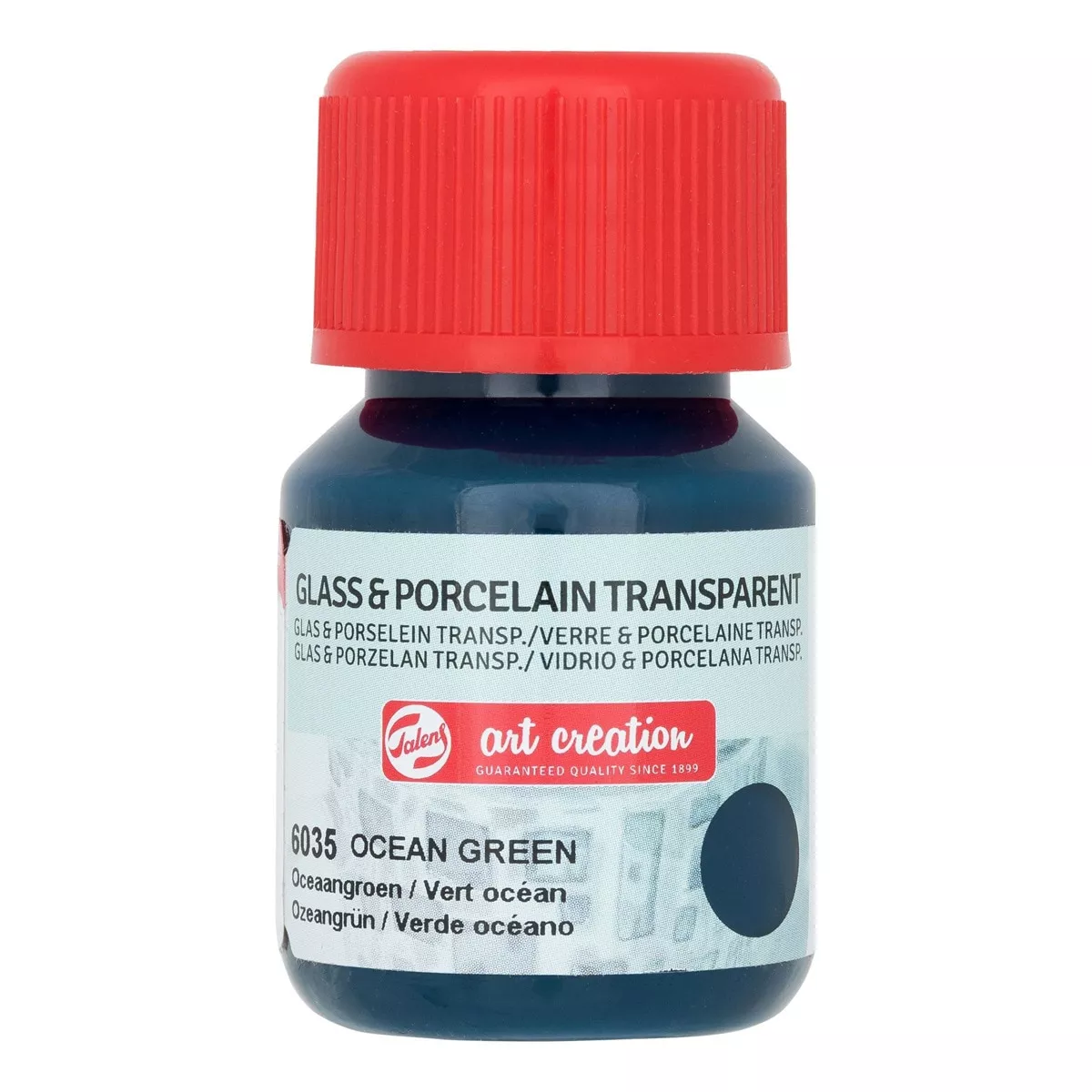 Art Creation - Bote De Pintura Transparente Para Vidrio Y Porcelana De 30 Ml Verde Océano En Oferta Art Creation - Bote De Pintura Transparente Para Vidrio Y Porcelana De 30 Ml Verde Océano Barato