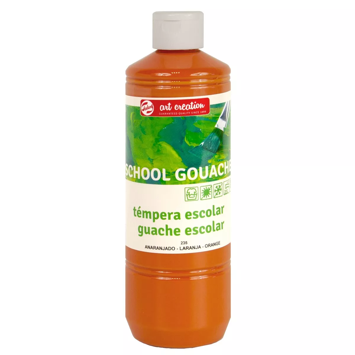 Art Creation - Bote De Témpera Escolar De 500 Ml Anaranjado En Oferta Art Creation - Bote De Témpera Escolar De 500 Ml Anaranjado Barato