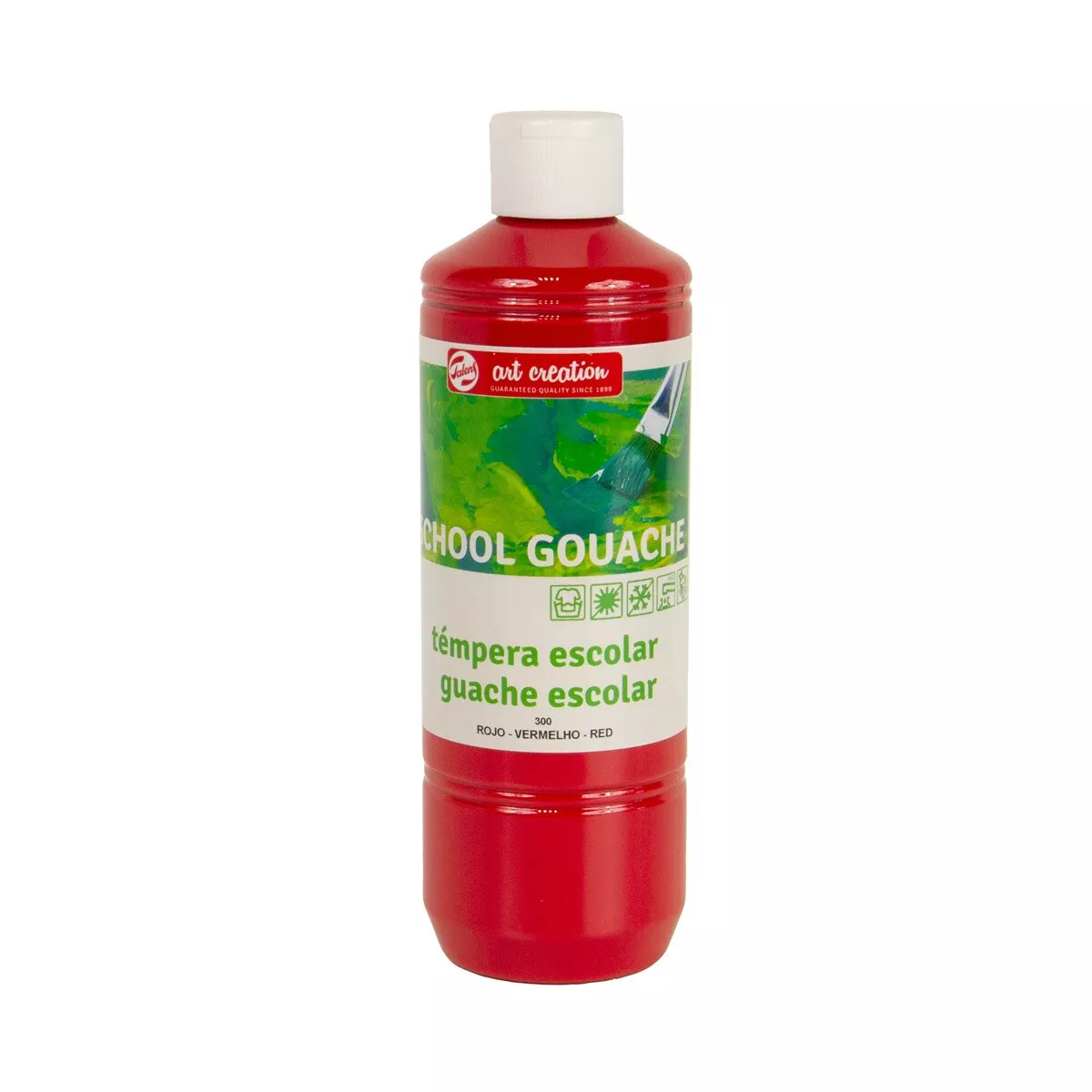Art Creation - Bote De Témpera Escolar De 500 Ml Rojo barato