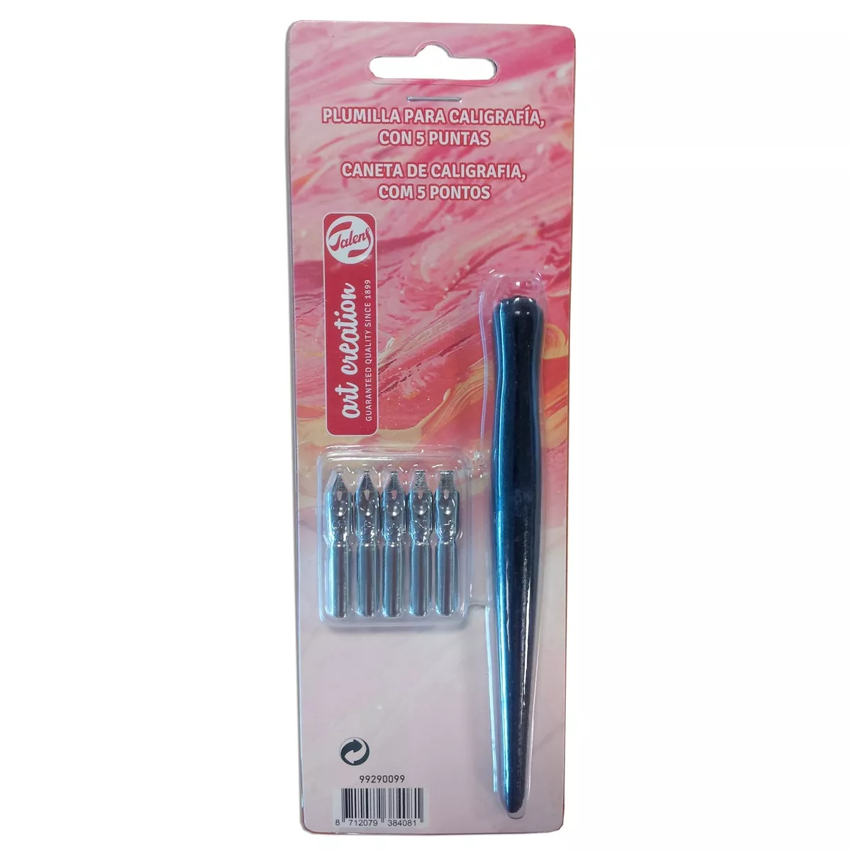 Art Creation - Mango Mas Cinco Plumillas Para Caligrafía Talens Negro En Oferta Art Creation - Mango Mas Cinco Plumillas Para Caligrafía Talens Negro Barato