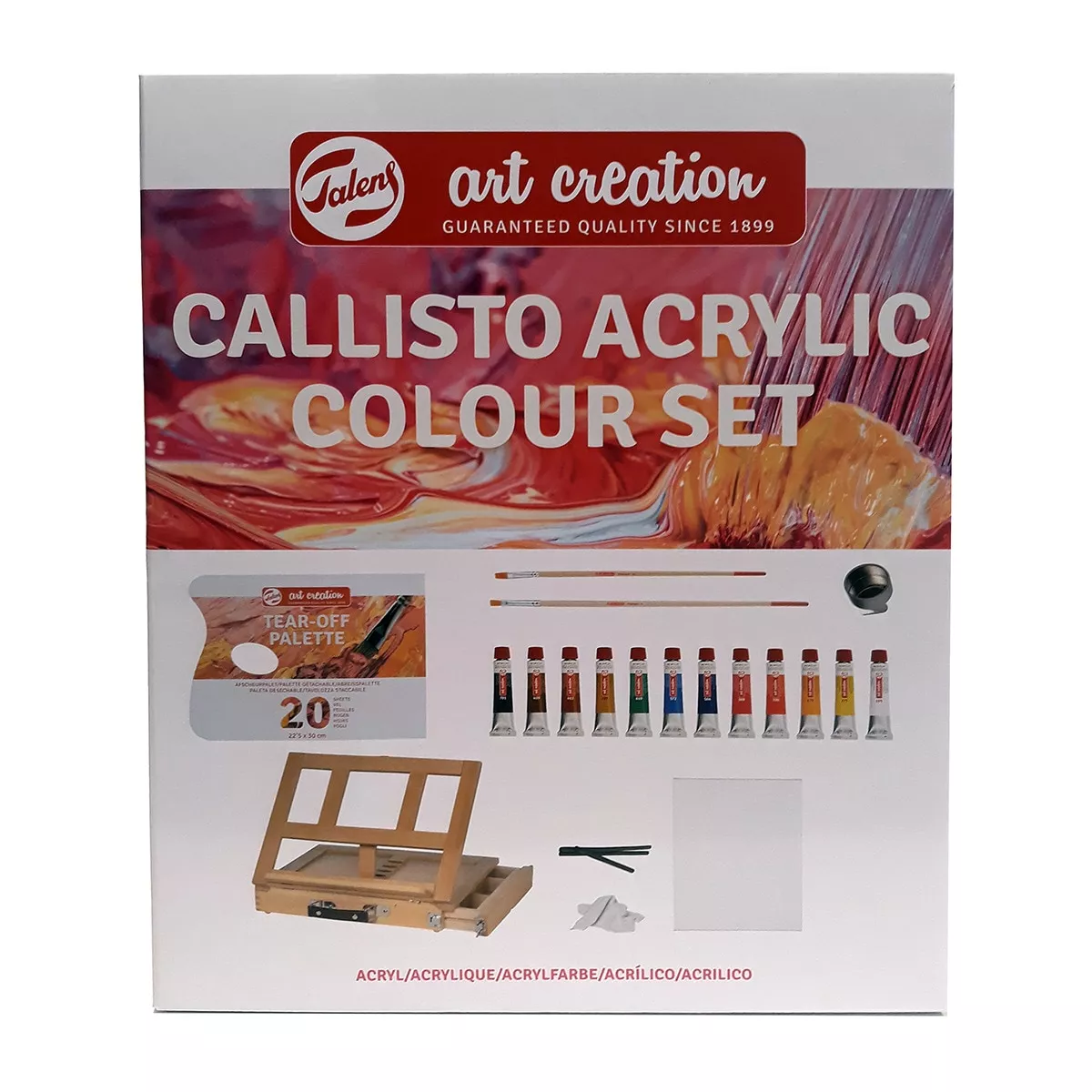Art Creation - Set Caballete De Sobremesa Callisto De Pintura Al Óleo Artcreation Multicolor En Oferta Art Creation - Set Caballete De Sobremesa Callisto De Pintura Al Óleo Artcreation Multicolor Barato