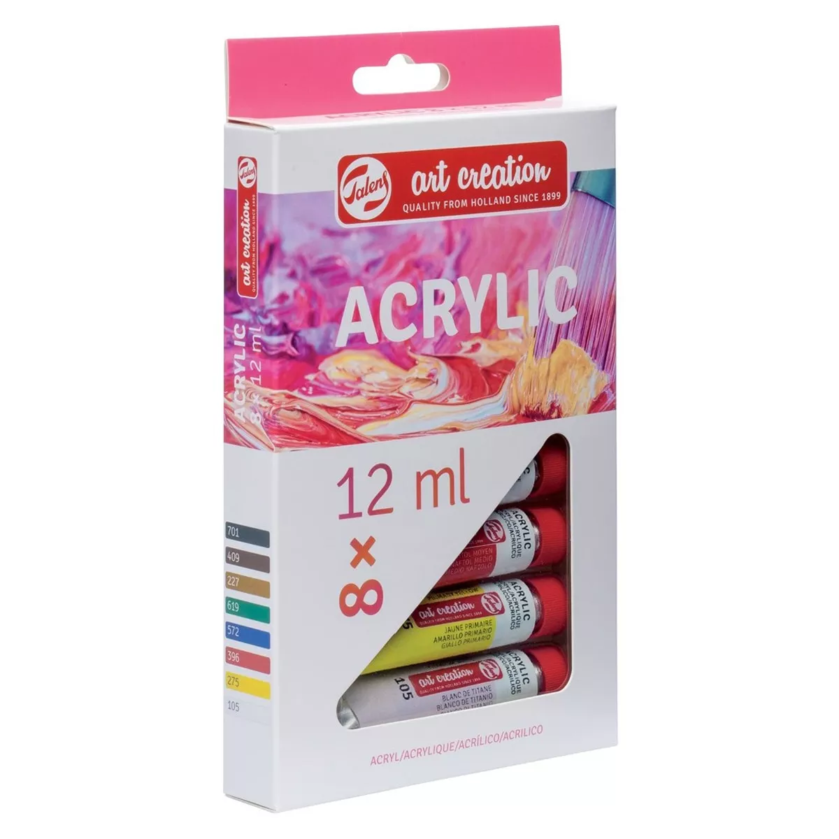 Art Creation - Set De 8 Tubos De Acrílico De Diferentes Colores De 12 Ml Talens Multicolor En Oferta Art Creation - Set De 8 Tubos De Acrílico De Diferentes Colores De 12 Ml Talens Multicolor Barato