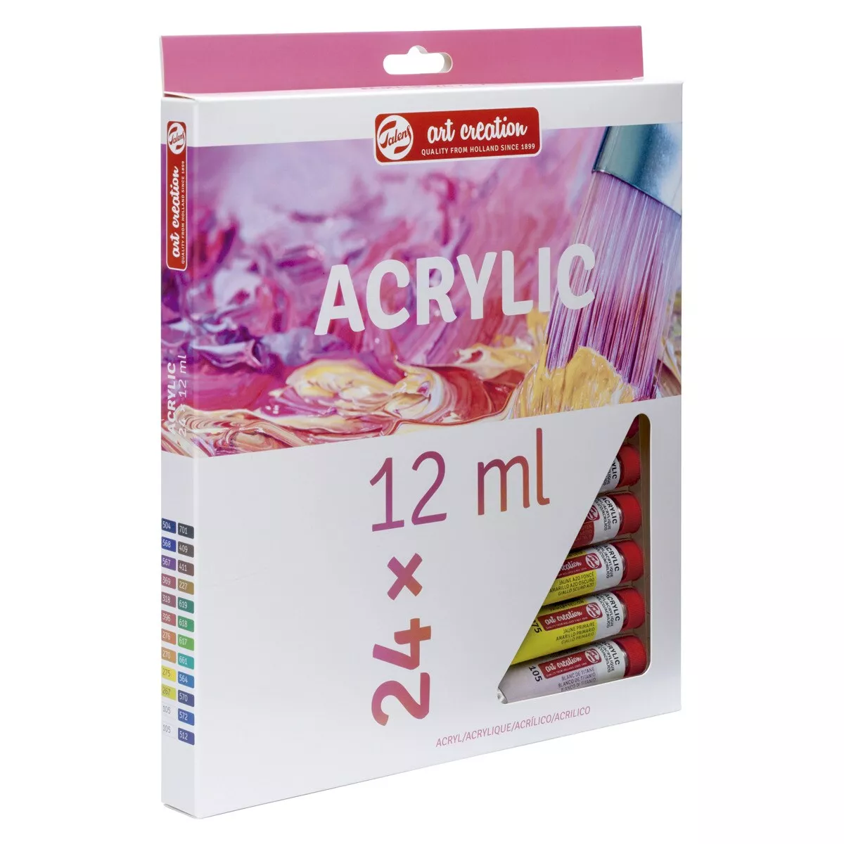 Art Creation - Set De Veinticuatro Tubos De Pintura Acrílica Artcreation De 12 Ml Varios Colores Artcreation Multicolor En Oferta Art Creation - Set De Veinticuatro Tubos De Pintura Acrílica Artcreation De 12 Ml Varios Colores Artcreation Multicolor Barato