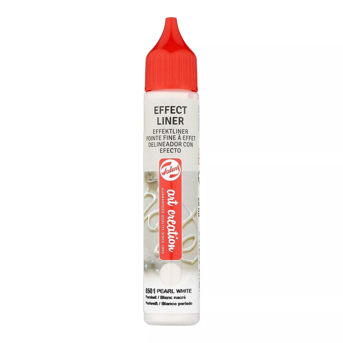 Art Creation - Tubo De Pintura Delineador Con Efecto De 28 Ml Blanco Perlado barato
