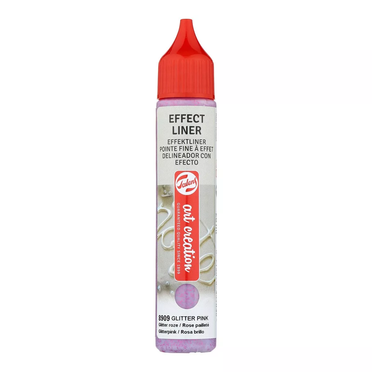Art Creation - Tubo De Pintura Delineador Con Efecto De 28 Ml Rosa Brillo barato