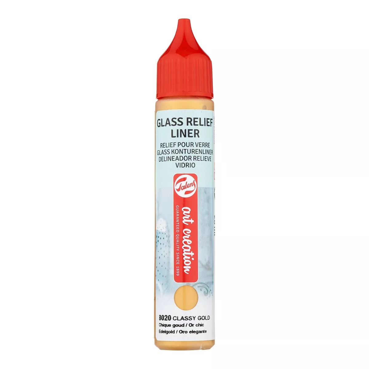 Art Creation - Tubo De Pintura Delineador De Relieve Para Vidrio De 28 Ml Oro Elegante barato