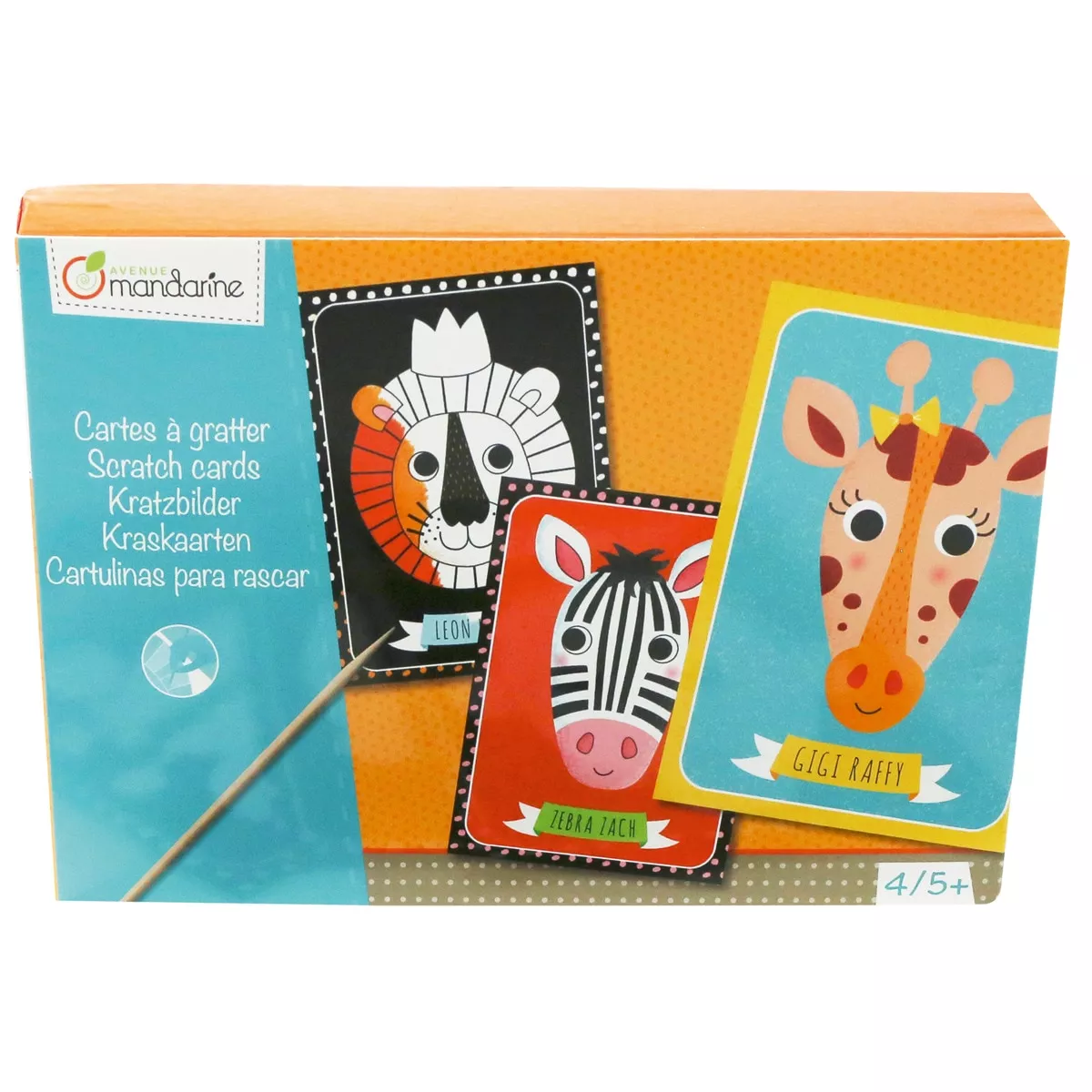 Avenue Mandarine - Caja Creativa De Cartas Para Rascar Multicolor En Oferta Avenue Mandarine - Caja Creativa De Cartas Para Rascar Multicolor Barato